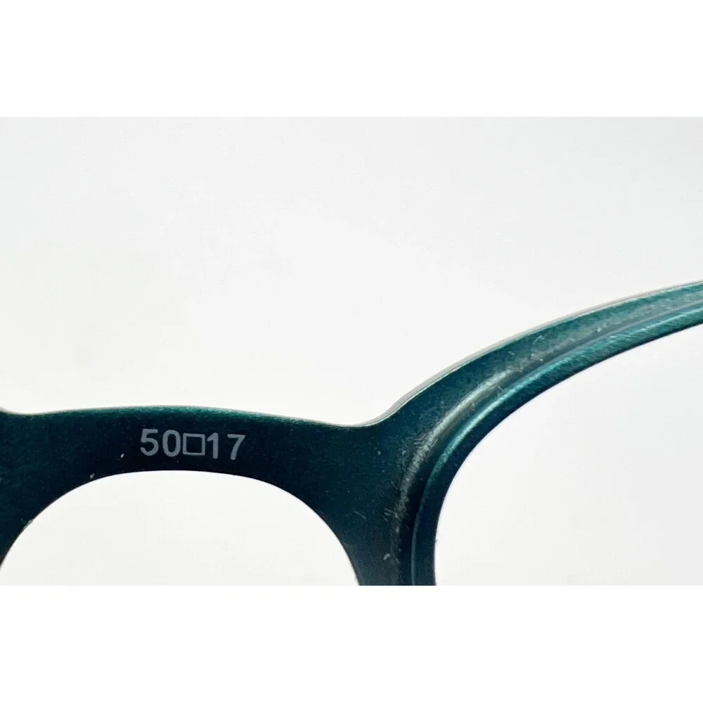 BCBGMAXAZRIA Priscilla Eyeglasses Frames Black Teal 50-17-135 Women Eyewear